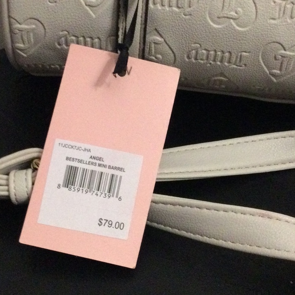 Juicy Couture White Barrel Crossbody Bag - Picture 2 of 3